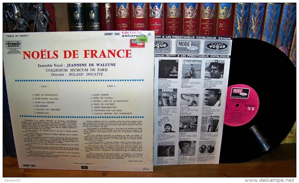 33 TOURS VINYLE NEUF 1980 ENSEMBLE VOCAL JEANNINE DE WALEYNE MUSICUM DE PARIS ROLAND DOUATTE NOEL DE FRANCE DISQUE VOGUE - Gospel & Religiöser Gesang