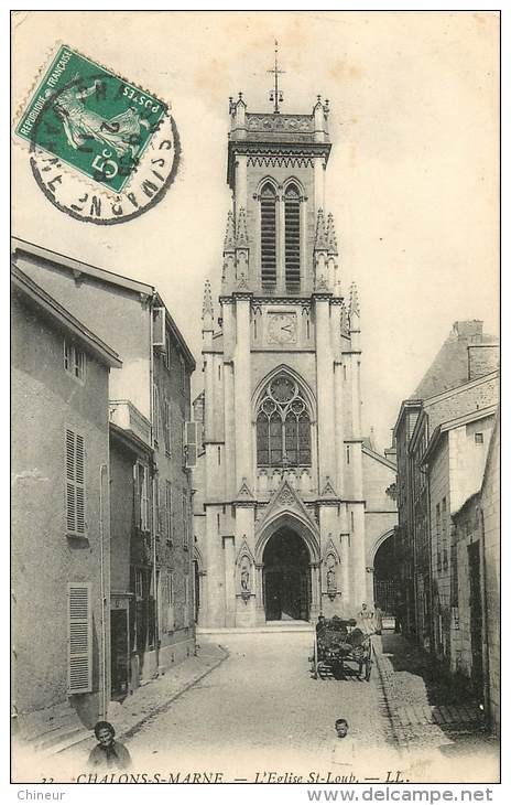 CHALONS SUR MARNE EGLISE SAINT LOUP - Châlons-sur-Marne