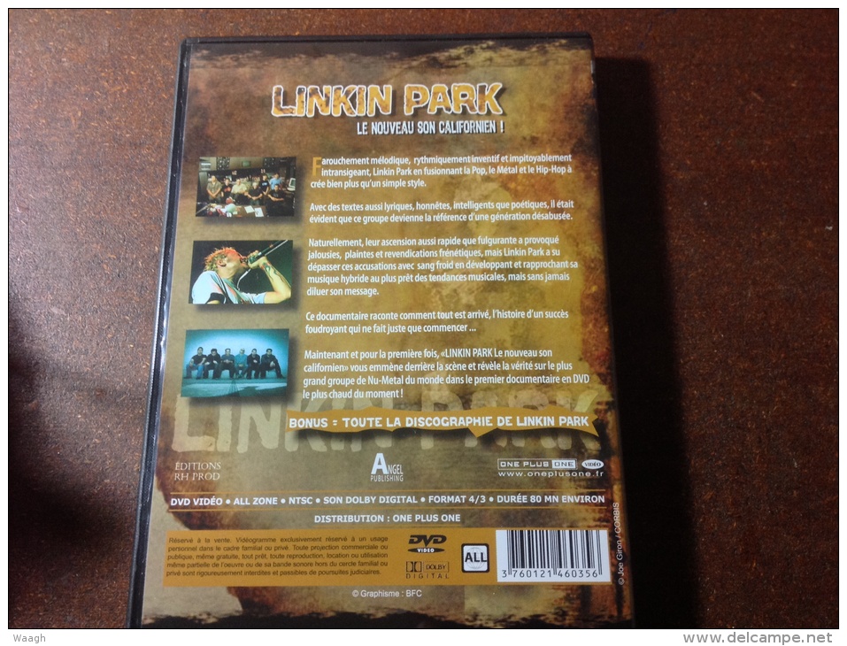 LINKIN PARK "le Nouveau Son Californien" DVD - Music On DVD