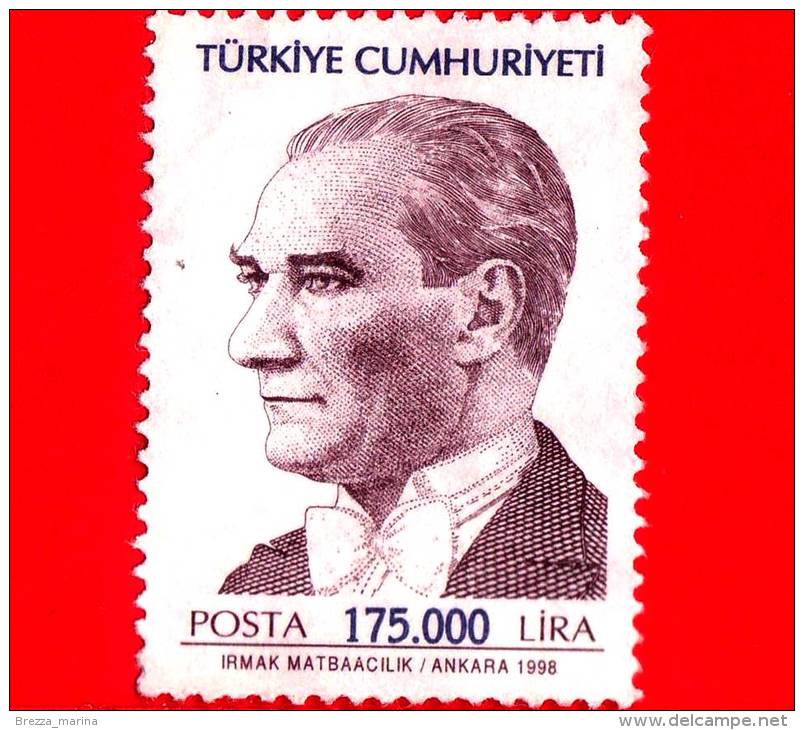 TURCHIA - USATO - 1998 - Kemal Ataturk (1881-1938) - 175.000 - Oblitérés