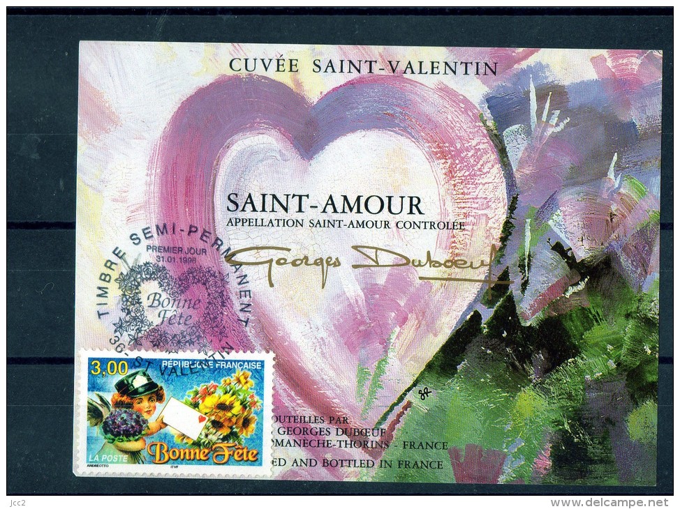 ETIQUETTES + TIMBRE OBLITERE - Stamps