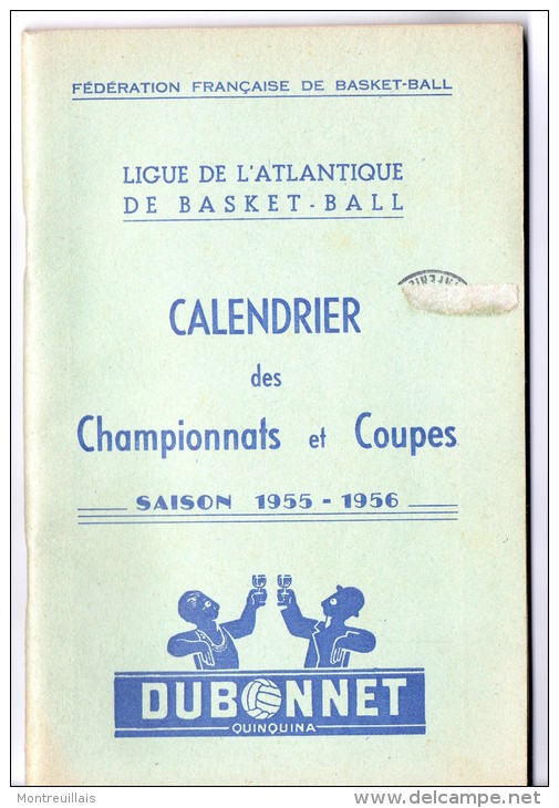 Règlement  Et Calendrier Championnats Et Coupes, 1955/1956, Ligue Basket-ball Atlantique (44) - Books