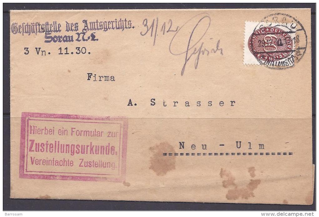 Germany1930:Michel Dienst.122x Ef On Cover - Other & Unclassified