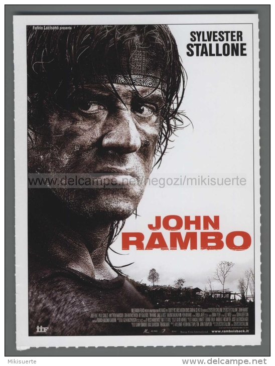 148 Cinema 2007 JOHN RAMBO SYLVESTER STALLONE Ciak - Manifesti Su Carta