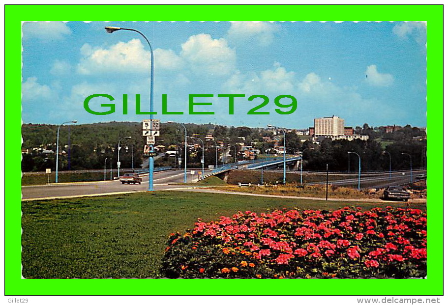 SHERBROOKE, QUÉBEC - LE PONT ST-FRANÇOIS - CIRCULÉE EN 1970 - UNIC - - Sherbrooke