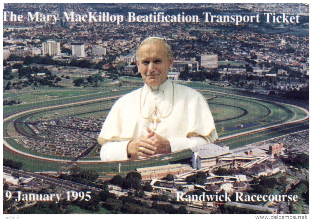 (212) Australia - NSW - Sydney Pope John Paul II Beatification Of Mary MacKillop At Randwick Racecourse - Sydney