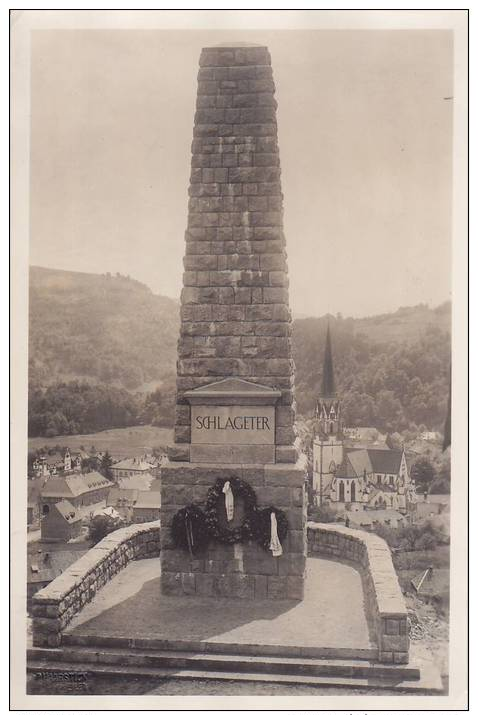 Ak Schönau, Schwarzwald, Denkmal Schlageter - Lörrach