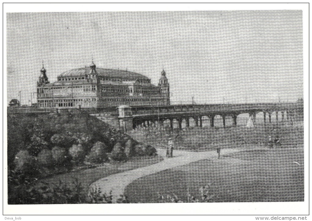 Postcard Pier SOUTHPORT 1904 Edwardian View Pavilion Gardens Repro - Southport