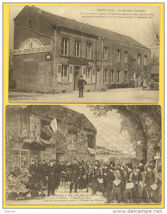 BAZEILLES X 2 Maison De La Dernière Cartouche (Suzaine) Ardennes (08) - Autres & Non Classés