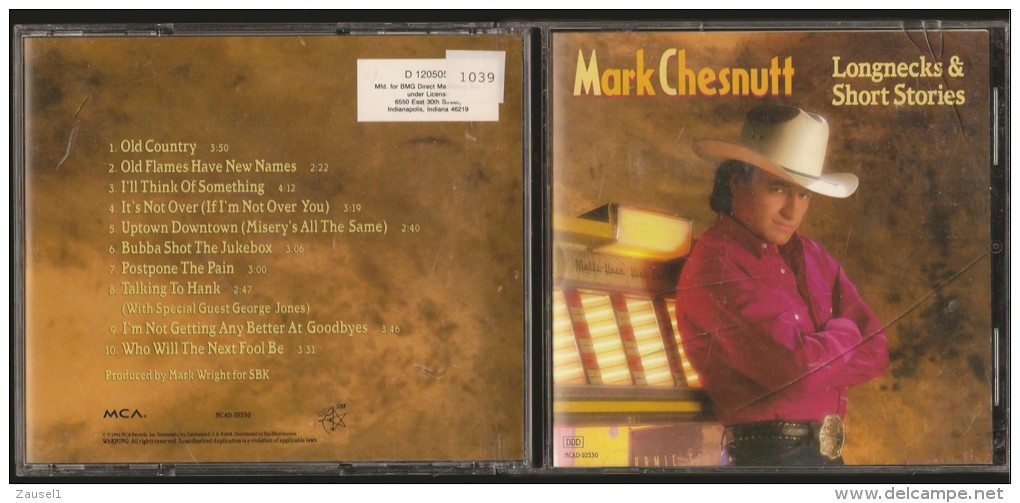 Mark Chesnutt - Longnecks & Short Stories - Original CD - Country & Folk