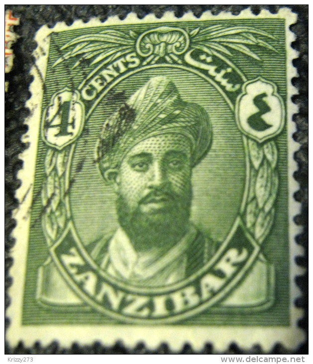 Zanzibar 1926 Sultan Chalifa Bin Harub 4a - Used - Zanzibar (...-1963)