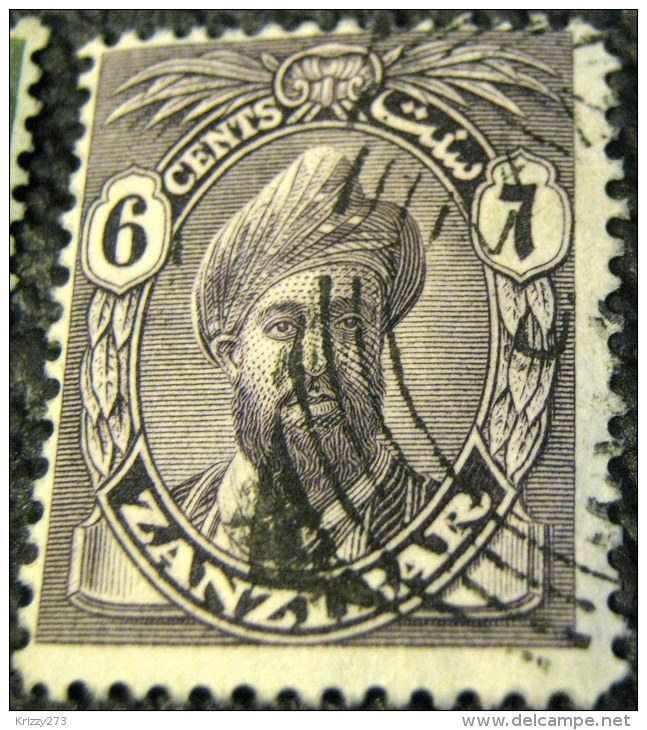 Zanzibar 1926 Sultan Chalifa Bin Harub 6c - Used - Zanzibar (...-1963)