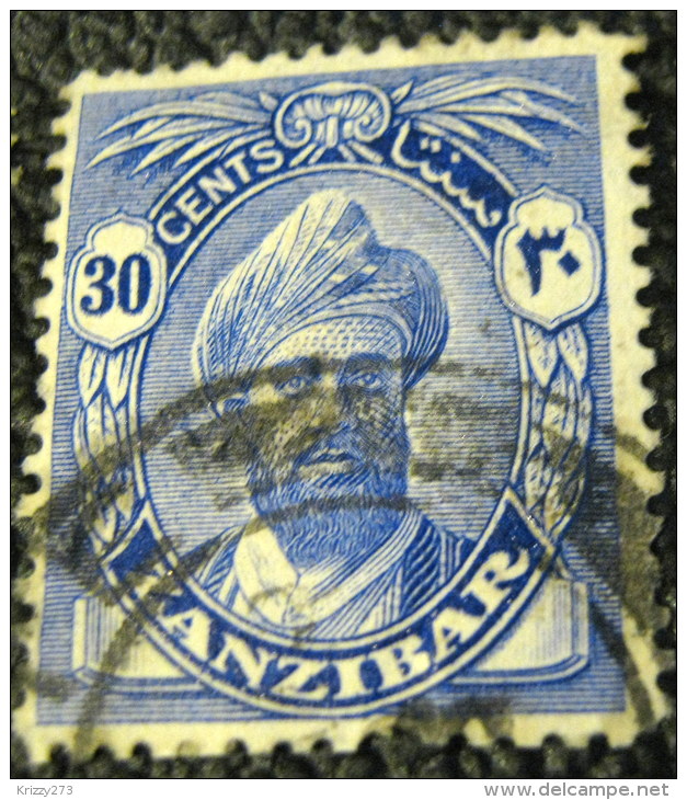 Zanzibar 1936 Sultan Chalifa Bin Harub 30a - Used - Zanzibar (...-1963)