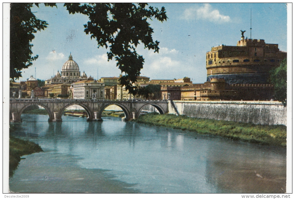 BF98 Roma Ponte E Castel S Angelo  2 Scans - Ponts