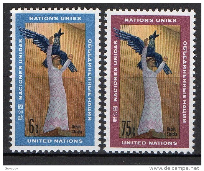 Nations Unies (New-York) - 1968 - Yvert N° 177 & 178 ** - Neufs