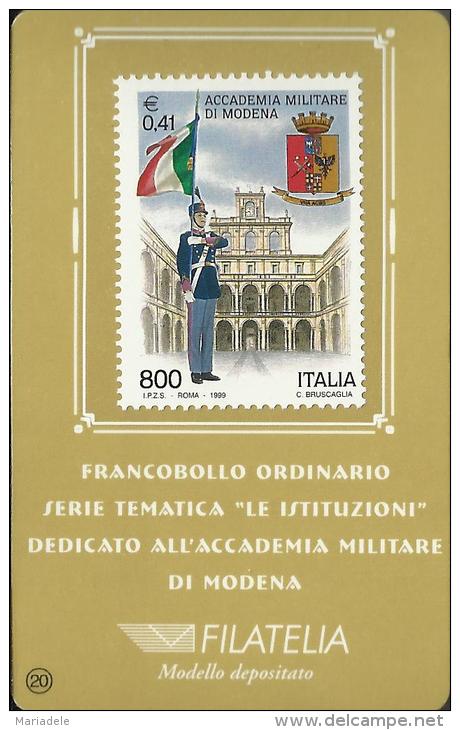 Italia 1999, Accademia Militare Di Modena (**) - Cartes Philatéliques