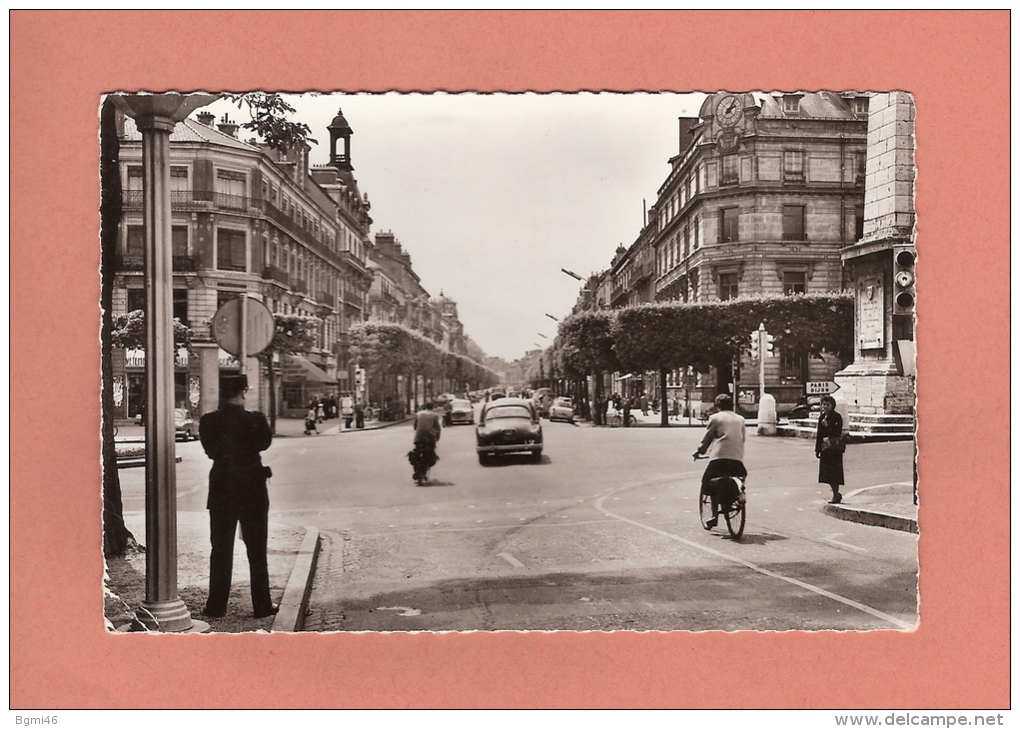 * CPSM..( Dépt 71 )..CHALON Sur SAONE : Boulevard De La République  :  Voir Les 2 Scans - Chalon Sur Saone