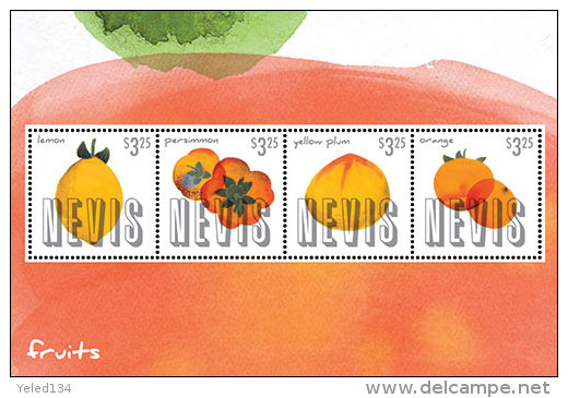 MINT N.H NEVIS # 1746  IGPC 1312 SH :  STAMPS OF FRUITS - St.Kitts-et-Nevis ( 1983-...)