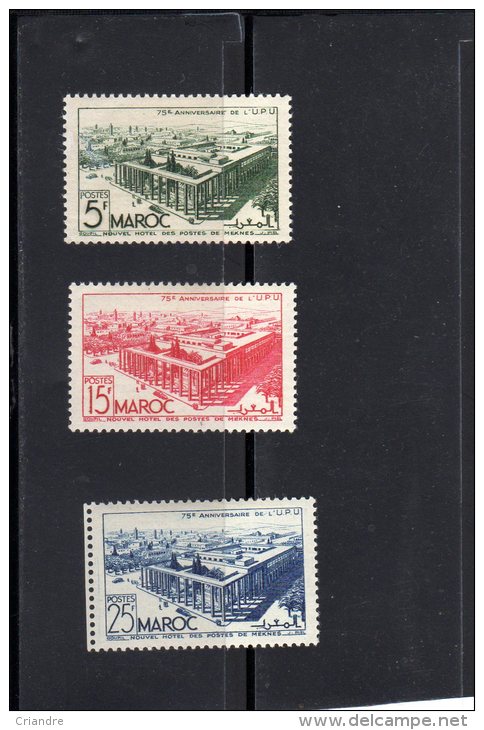 MAROC:année 1949 Série De 3 Valeurs N° 285*à287* - Nuovi