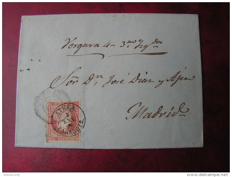 == Spanien  Cv. Very Old  1859  !! - Briefe U. Dokumente