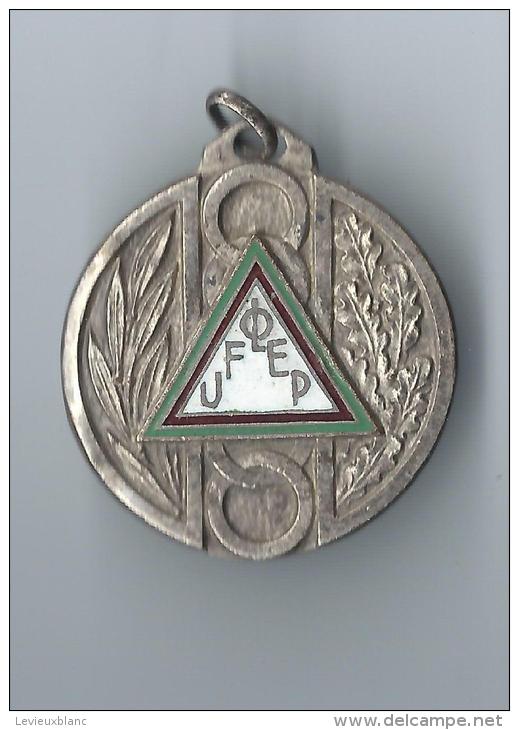 Médaille Sport/ Education Physique/UFOLEP/Bronze Nickelé  / 1950      SPO48 - Andere & Zonder Classificatie