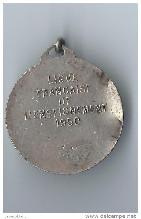 Médaille Sport/ Education Physique/UFOLEP/Bronze Nickelé  / 1950      SPO48 - Altri & Non Classificati