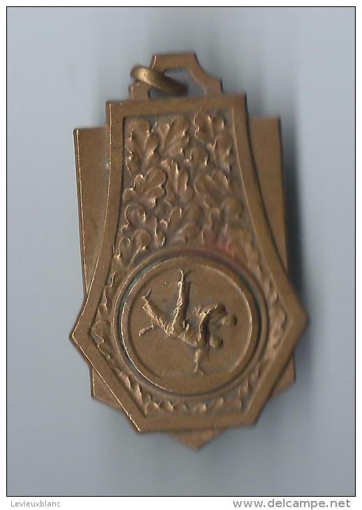 Médaille Sport/ JUDO/ Sorle-le-Chateau/NORD/Bronze Estampé Et Doré /Vers 1950   SPO52 - Autres & Non Classés