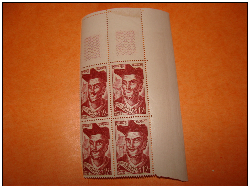 N°  866 En Bloc De 4 Timbres Neuf** - Hojas Completas