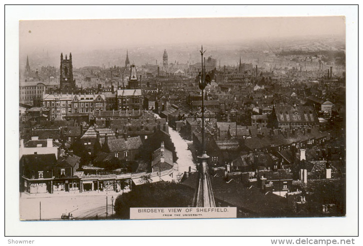 Sheffield Birdseye View Of Sheffield From The University - Sheffield