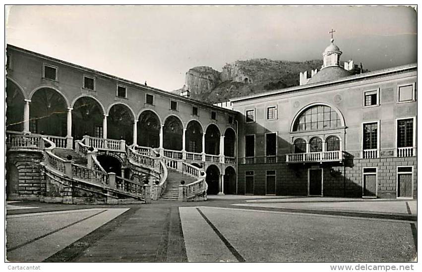 MONACO. IL PALAZZO DEL PRINCIPE. LA GRANDE SCALA E LA CAPPELLA PALATINA. CARTOLINA DEL 1958 - Otros & Sin Clasificación