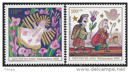 Deutschland / Allemagne / Germany  1998 : Mi. 2023/24 ** - Weihnachten / Noel / Christmas . . W4218 - Nuovi
