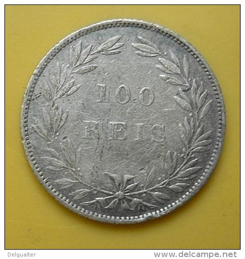 Portugal 100 Reis 1889 Silver - Portogallo