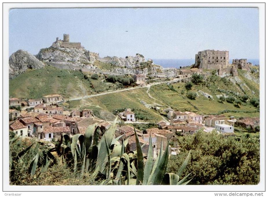 ROCCELLA IONICA, IL CASTELLO E LA TORRE MEDIOEVALE, VG 1968, FORMATO GRANDE   **** - Reggio Calabria