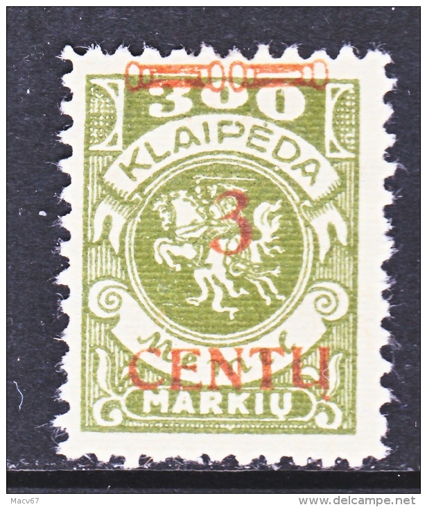 Memel  N 45  * - Unused Stamps