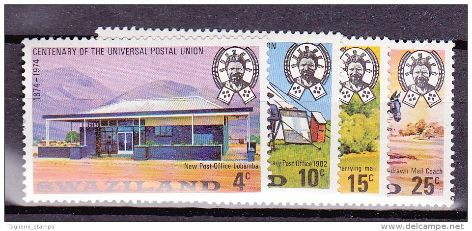 Swazieland, 1974, SG 215 - 218 Set Of 4, MNH - Swaziland (1968-...)