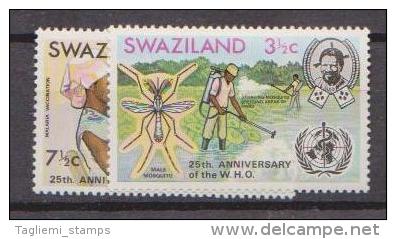 Swazieland, 1973, SG 198 - 199, MNH - Swaziland (1968-...)