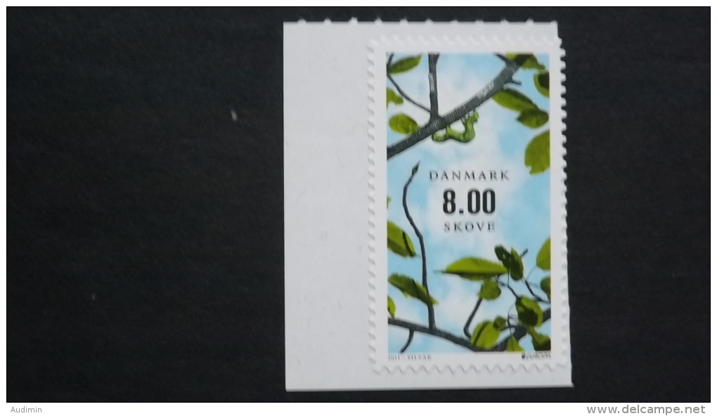 Dänemark 1642 BC Aus MH ++/mnh , EUROPA/CEPT 2011, Wald, Spannerraupe - Unused Stamps