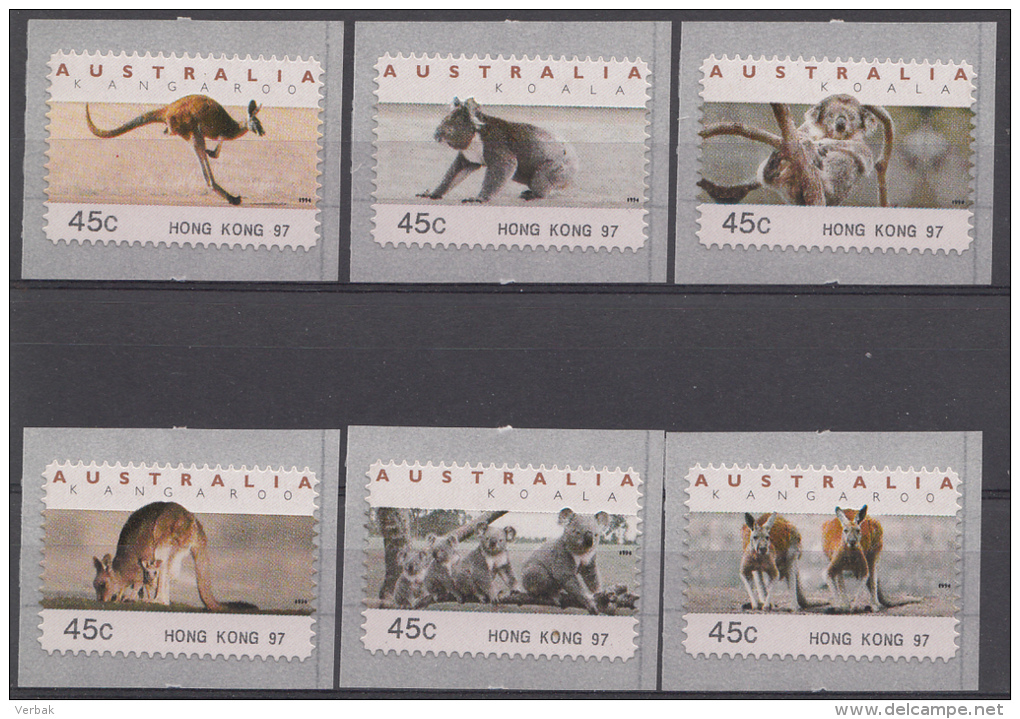 AUSTRALIË Mi.nr: AUT.40-45 "Hong Kong 97" 1997 Neuf Sans Charniere-MNH-Postfris - Ongebruikt