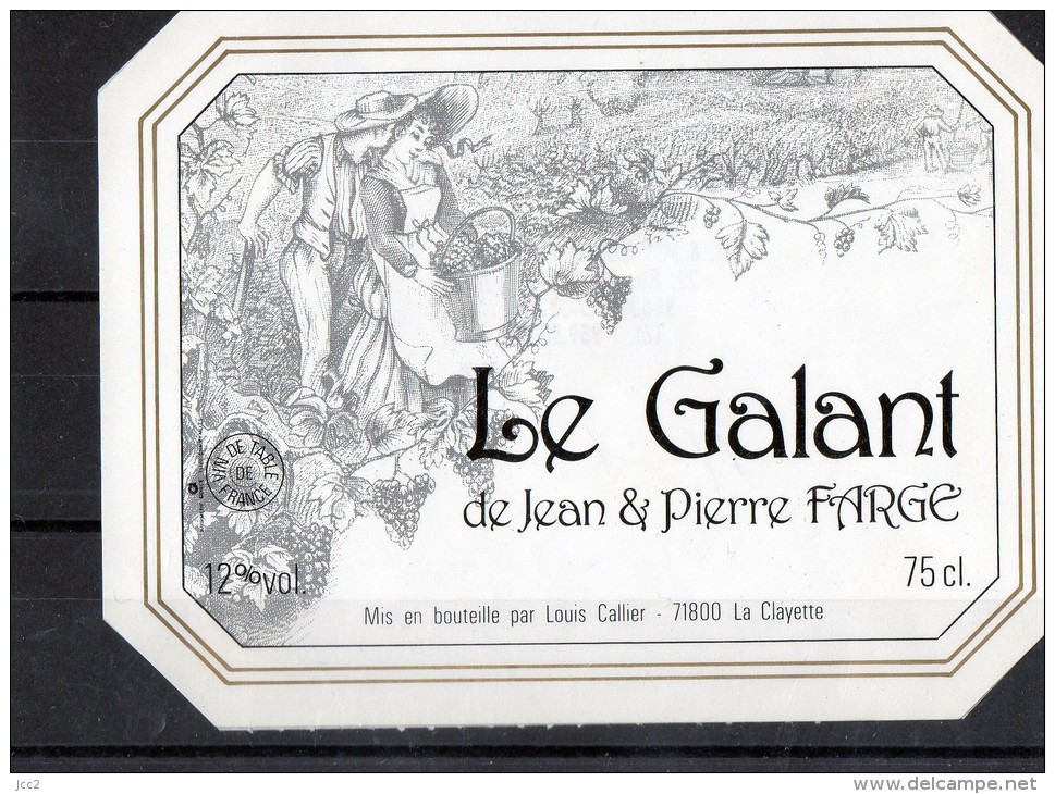 LES FEMMES ET LE VIN - (Etiquette Légèrement Collée Sur Feuille D´expo.) - Beauté Féminine Art Nouveau