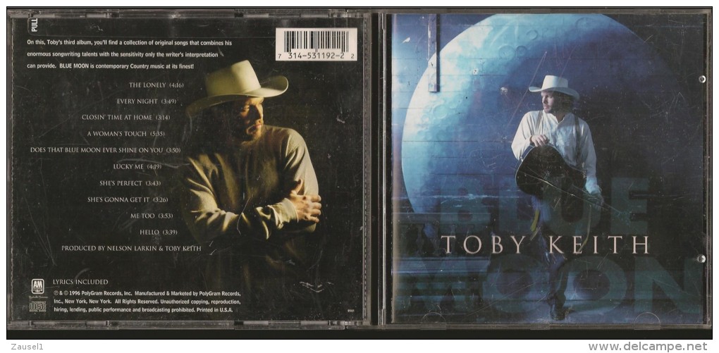 Toby Keith - Blue Moon - Original CD - Country & Folk