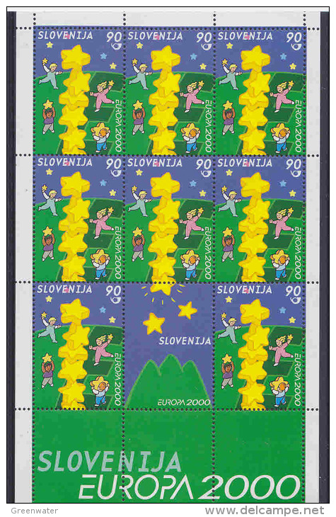 Europa Cept 2000 Slovenia 1v Sheetlet ** Mnh (12158) - 2000