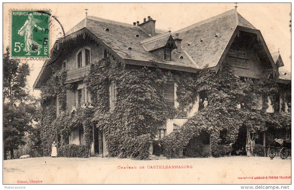 82 Chateau De Castelsarrazin Animée - Castelsarrasin