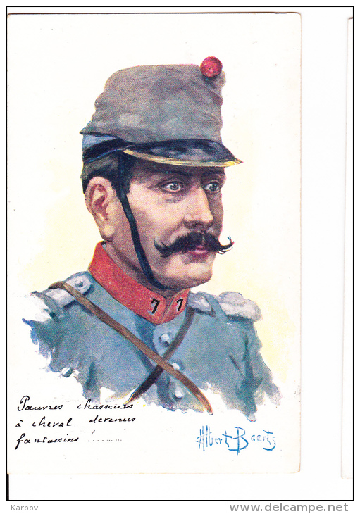 CPA - ILLUSTRATEURS - ALBERT BEERTS - PORTRAIT MILITAIRE N° 211 - Beerts, Albert