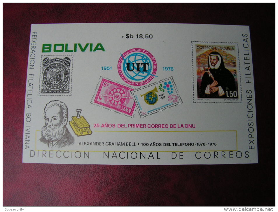 == Bolivia 1986 UIT Bl. 73  €  36,00 - Bolivien