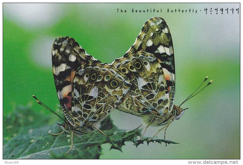 Insect - Butterfly - Painted Lady [Cynthia Cardui (Linnaeus)], Korea's Postcard - Insectes