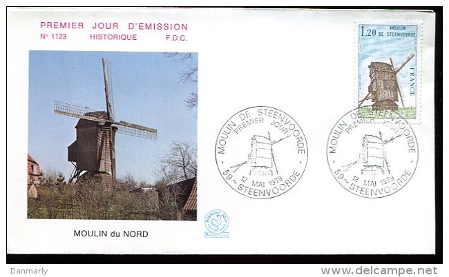 FDC 12/05/79 : Moulin De STEENVOORDE - Moulins