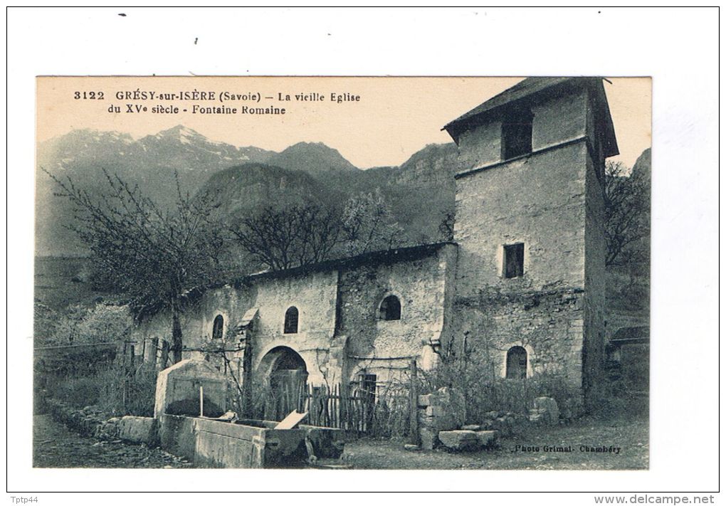 GRESY-sur-ISERE  -  Eglise, Fontaine - Gresy Sur Isere