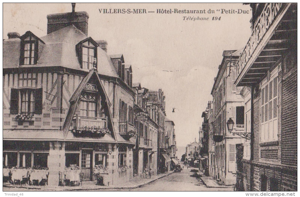 VILLERS SUR MER 14 ( HOTEL RESTAURANT DU PETIT DUC ) - Villers Sur Mer