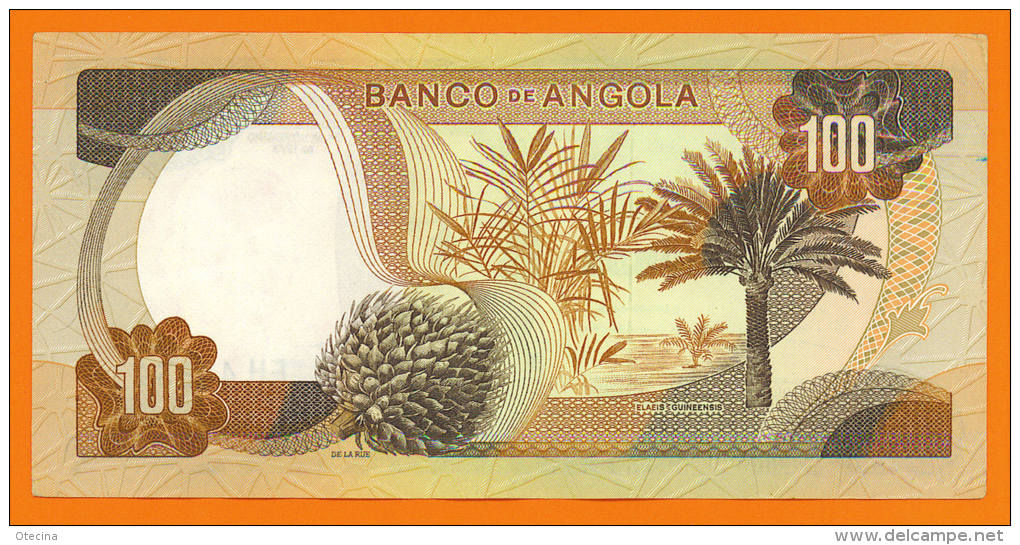 ANGOLA 100 Escudos 24 Novembre 1972  P101  (Marechal Carmona) TTB++ - Angola