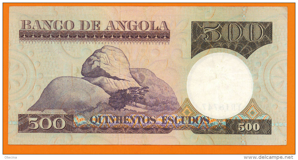 ANGOLA 500 Escudos 10 Juin 1973  P107  (Luis De Camões) TTB++ - Angola